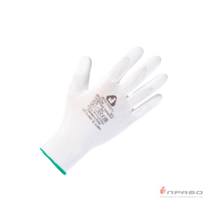 Перчатки нейлоновые с полиуретановым покрытием JP011w белые. Артикул: 10063. Цена от 99 р.