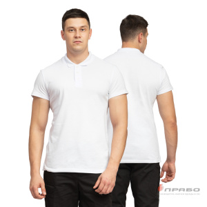 Рубашка «Поло» с коротким рукавом белая. Артикул: Трик1031. Цена от 1 080 р.
