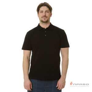 Рубашка «Поло» с коротким рукавом чёрная. Артикул: Трик1031. Цена от 1 080,00 р.