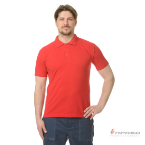 Рубашка «Поло» с коротким рукавом красная. Артикул: Трик1031. Цена от 1 080 р.