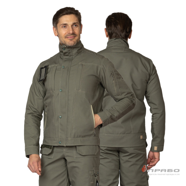 Костюм мужской «Викинг 2020» хаки (куртка и брюки). Артикул: Кос10120х. #REGION_MIN_PRICE# в г. Москва