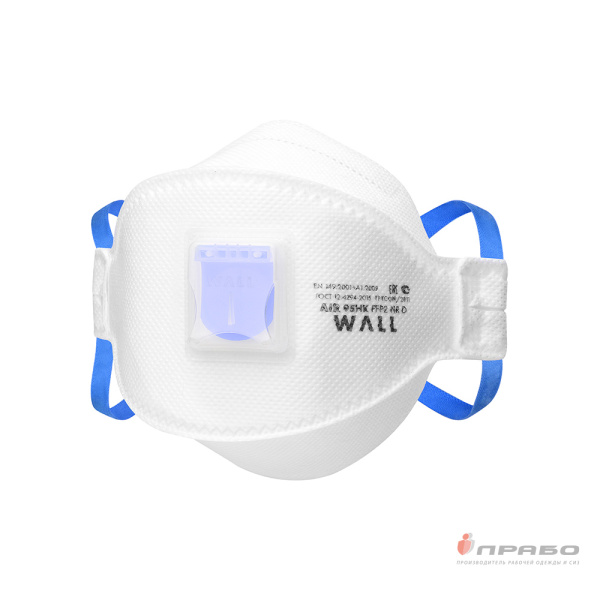 Респиратор Wall Air 95HK FFP2 NR D с клапаном выдоха арт. 395021 F. Артикул: 10737. #REGION_MIN_PRICE#
