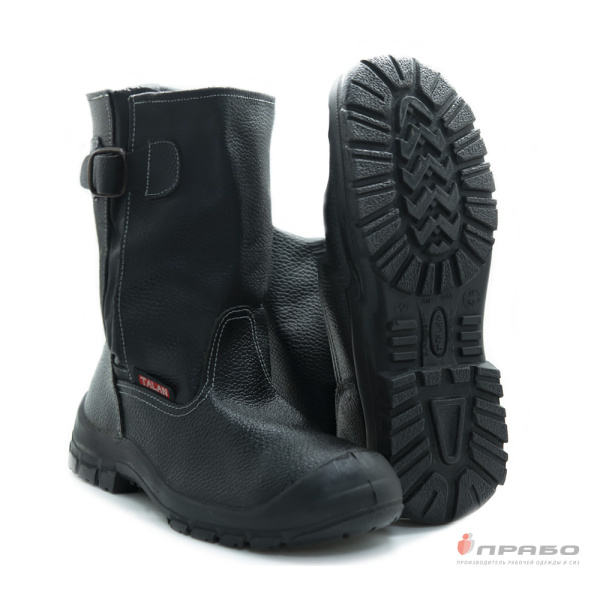 Сапоги кожаные «Вектор» c подошвой ПУ чёрные. Артикул: Сап003. #REGION_MIN_PRICE# в г. Москва