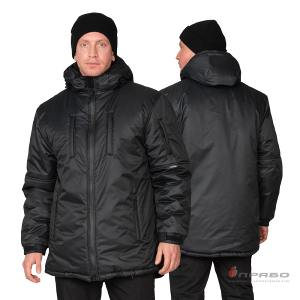 Куртка мужская утеплённая «Вегард» чёрная. Артикул: 10827. #REGION_MIN_PRICE# в г. Москва